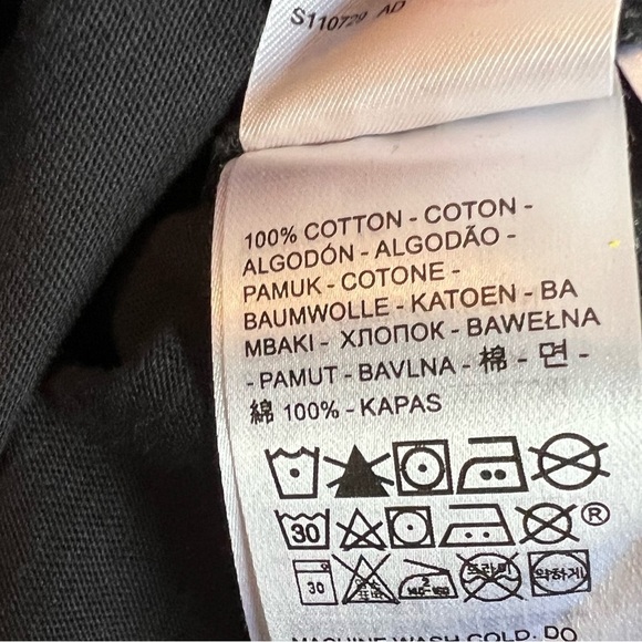 Levi's® SilverTab Cropped Graphic Logo Top Black, M - Picture 6 of 6